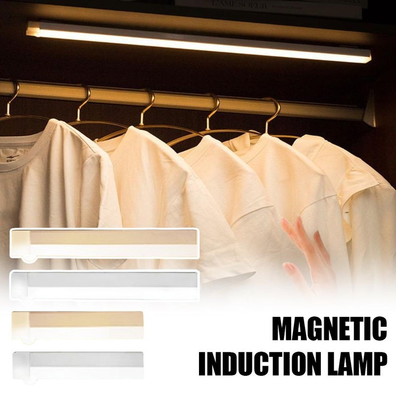 Under Cabinet Lights With Magnetic, Under Cabinet Light, Wireless Magnetic Closet Lights, Dimmable Closet Lights For Bedroom Stairs (White 10cm) - Image 2